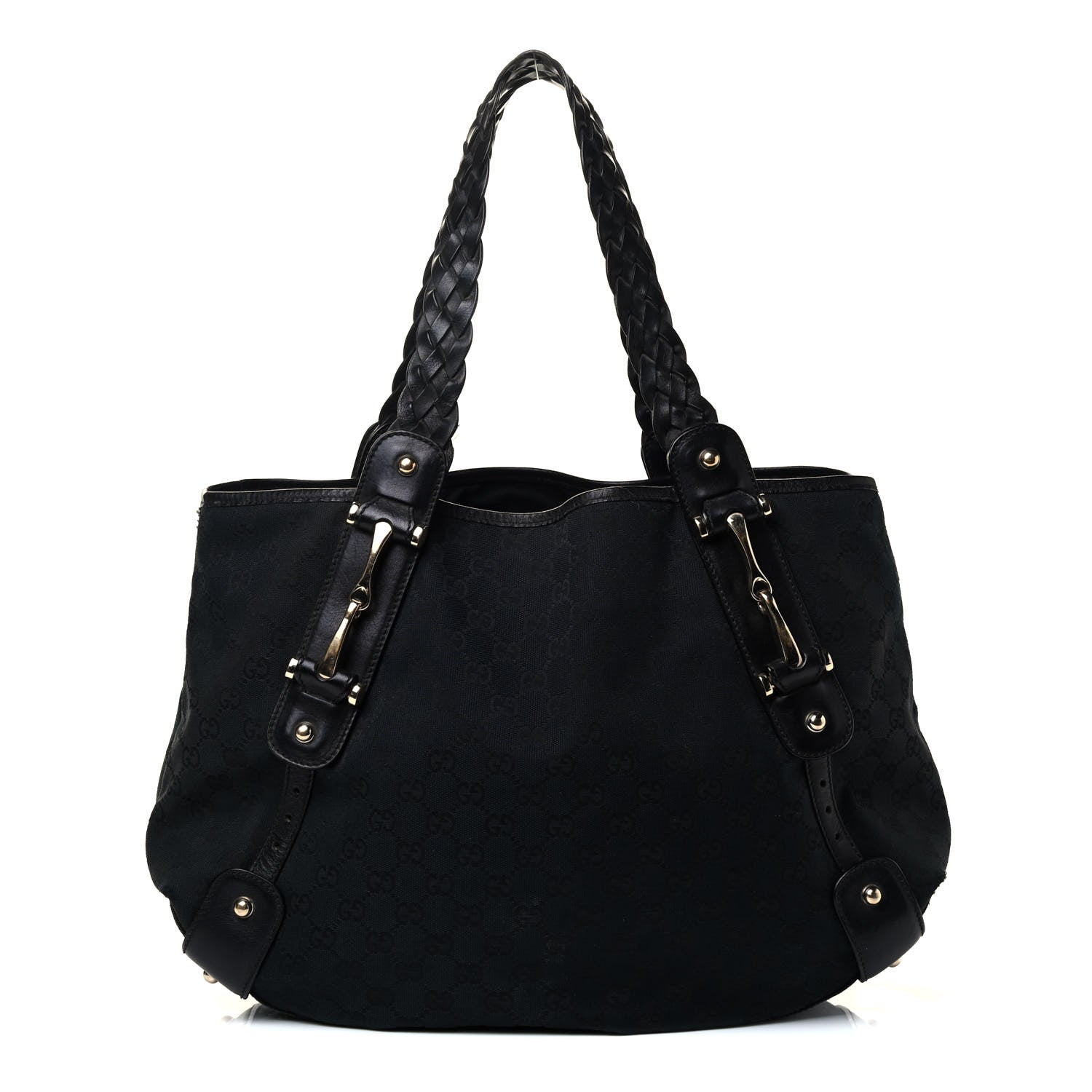 Gucci Monogram Medium Pelham Shoulder Bag Black 1 of 4