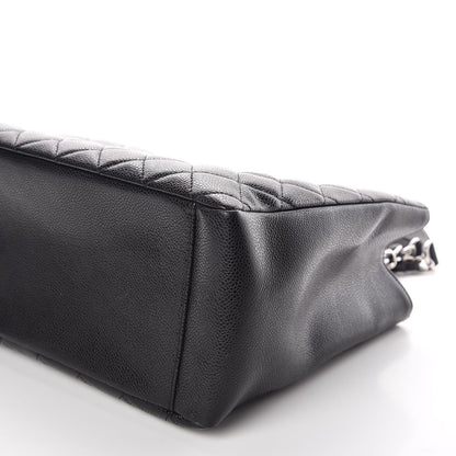 Chanel Caviar Quilted Grand Shopping Tote GST Black 6 of 13