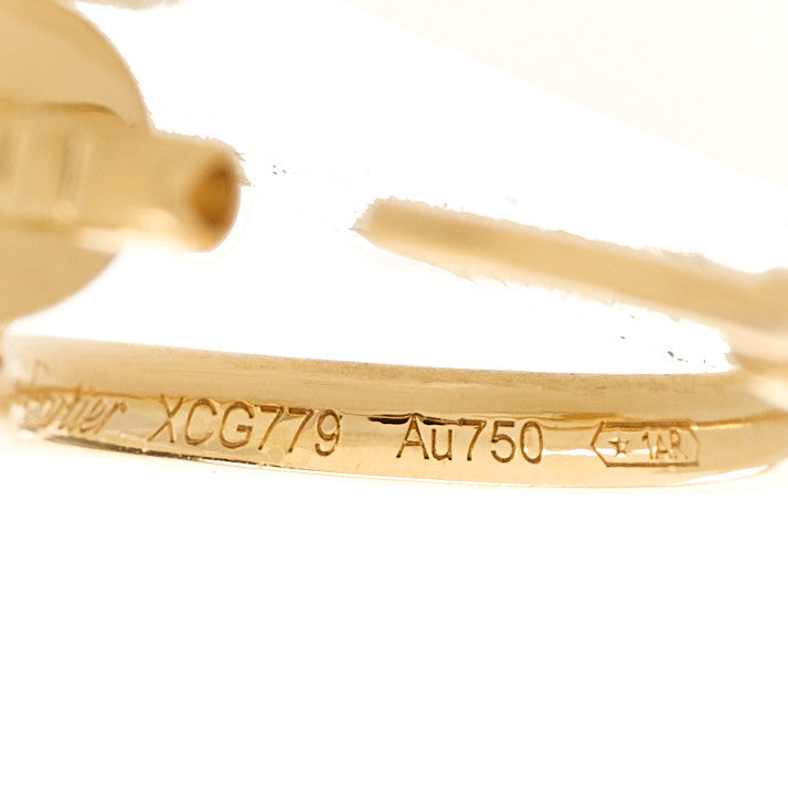 Cartier 18K Yellow Gold Juste Un Clou Single Hoop Earring 4 of 5