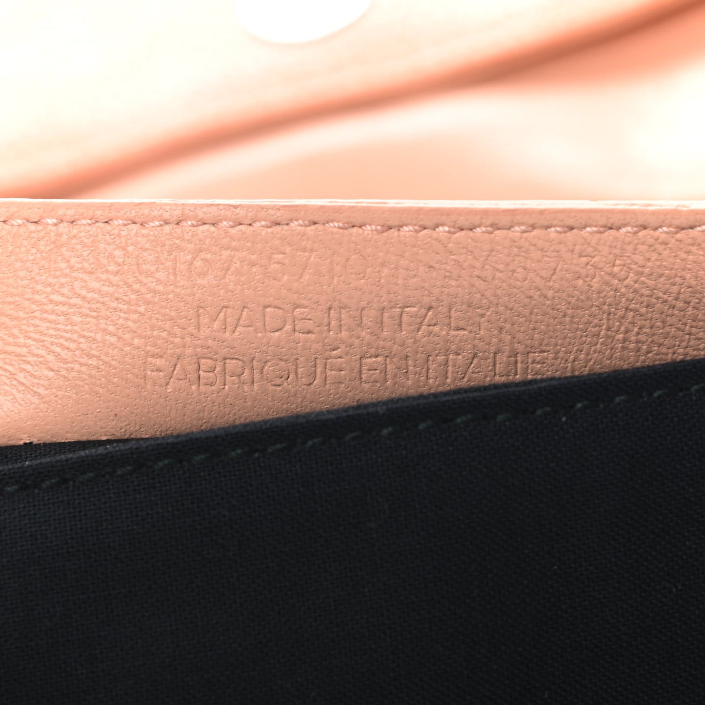 Chevre Silver Metallic Edge Hardware Envelope Clutch Rose Corail