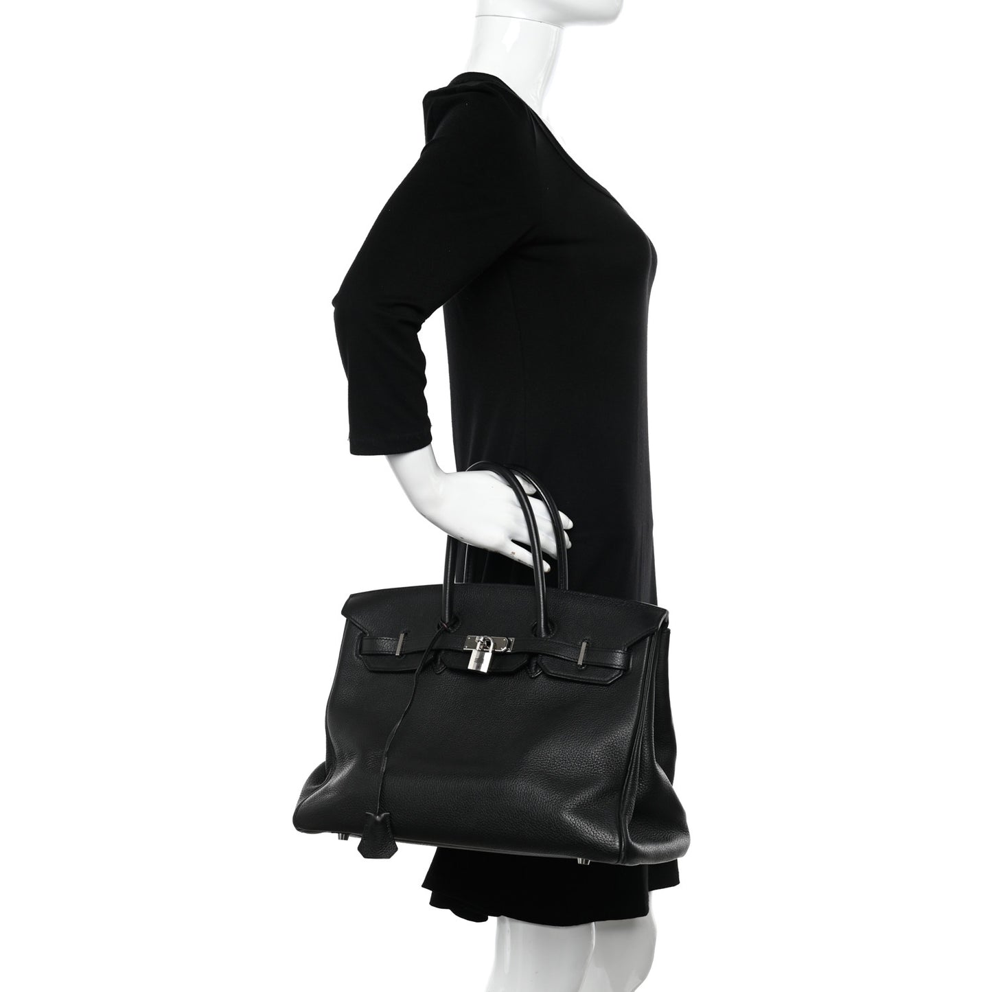 Taurillon Clemence Birkin 35 Black