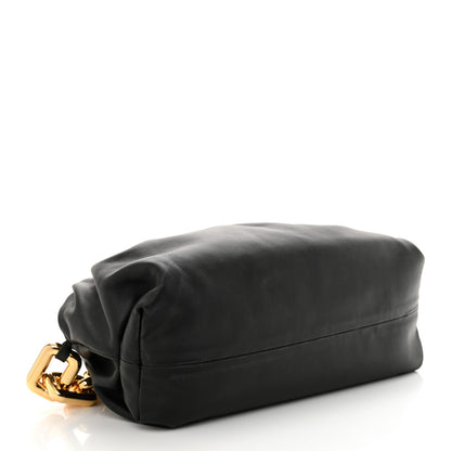 Bottega Veneta Calfskin The Pouch Chain Black 4 of 10