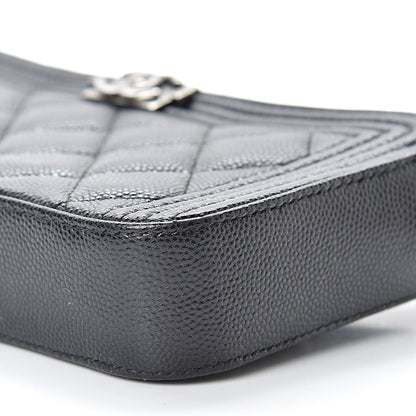 Chanel Caviar Quilted Small Boy Clutch With Chain Black 13 of 14