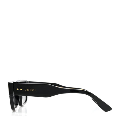 Gucci Acetate Rectangle Frame Sunglasses GG1218S Black 3 of 8