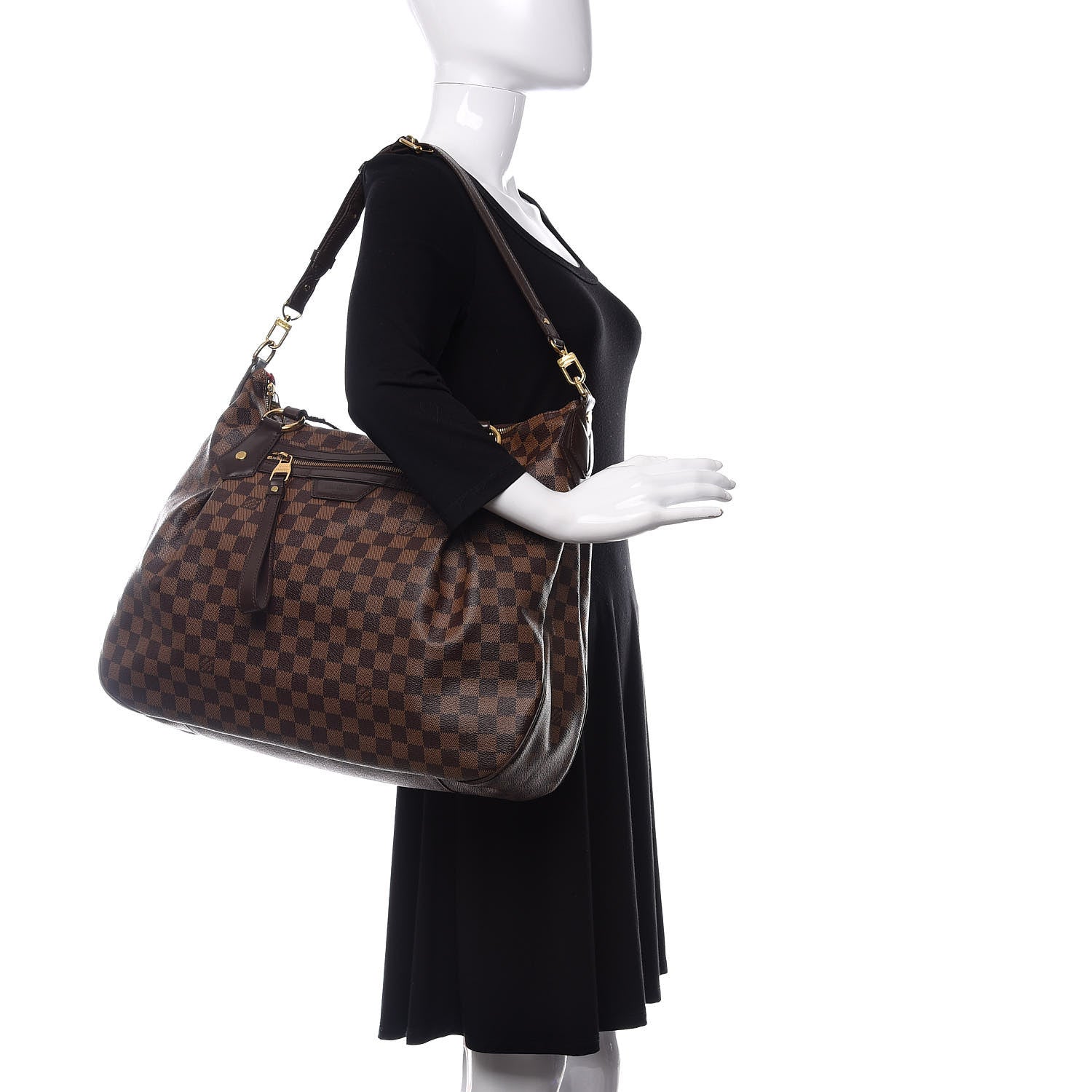 Louis Vuitton Damier Ebene Evora GM 2 of 15
