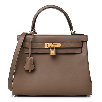 Hermes Evercolor Kelly Retourne 28 Beige De Weimar 1 of 13