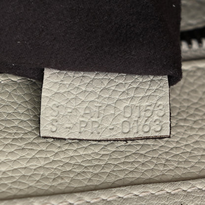 Celine Drummed Calfskin Micro Luggage Chalk 7 of 24