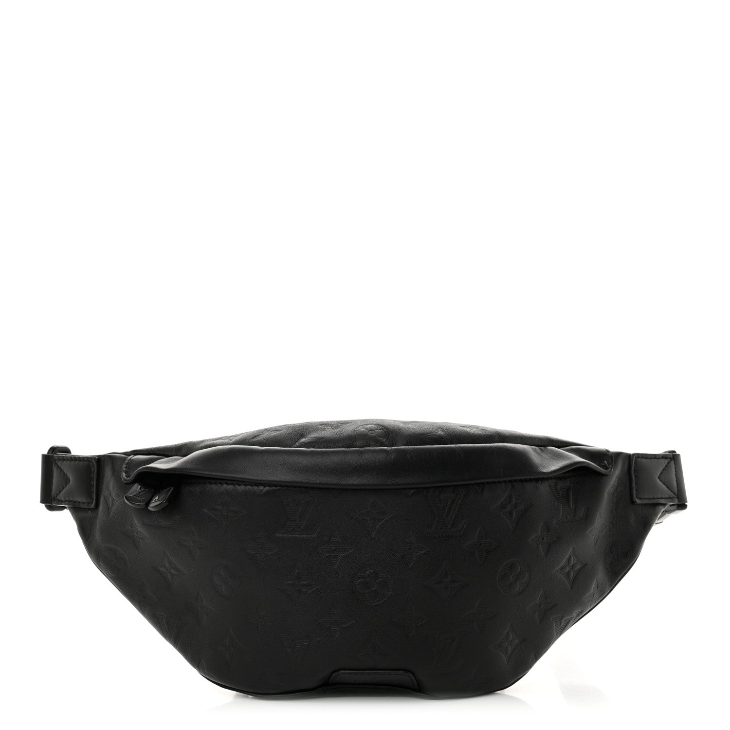 Louis Vuitton Calfskin Monogram Shadow Discovery Bumbag Black 1 of 9