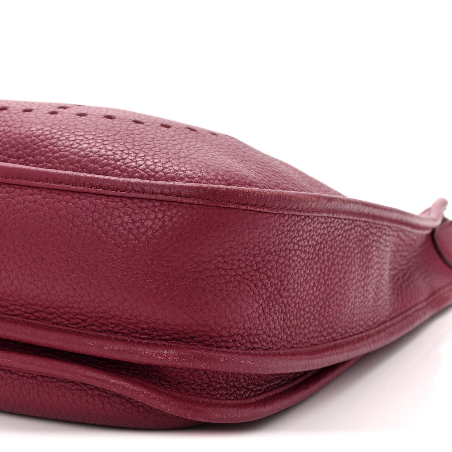 Hermes Taurillon Clemence EVELYNE III PM Rouge Grenat 10 of 11