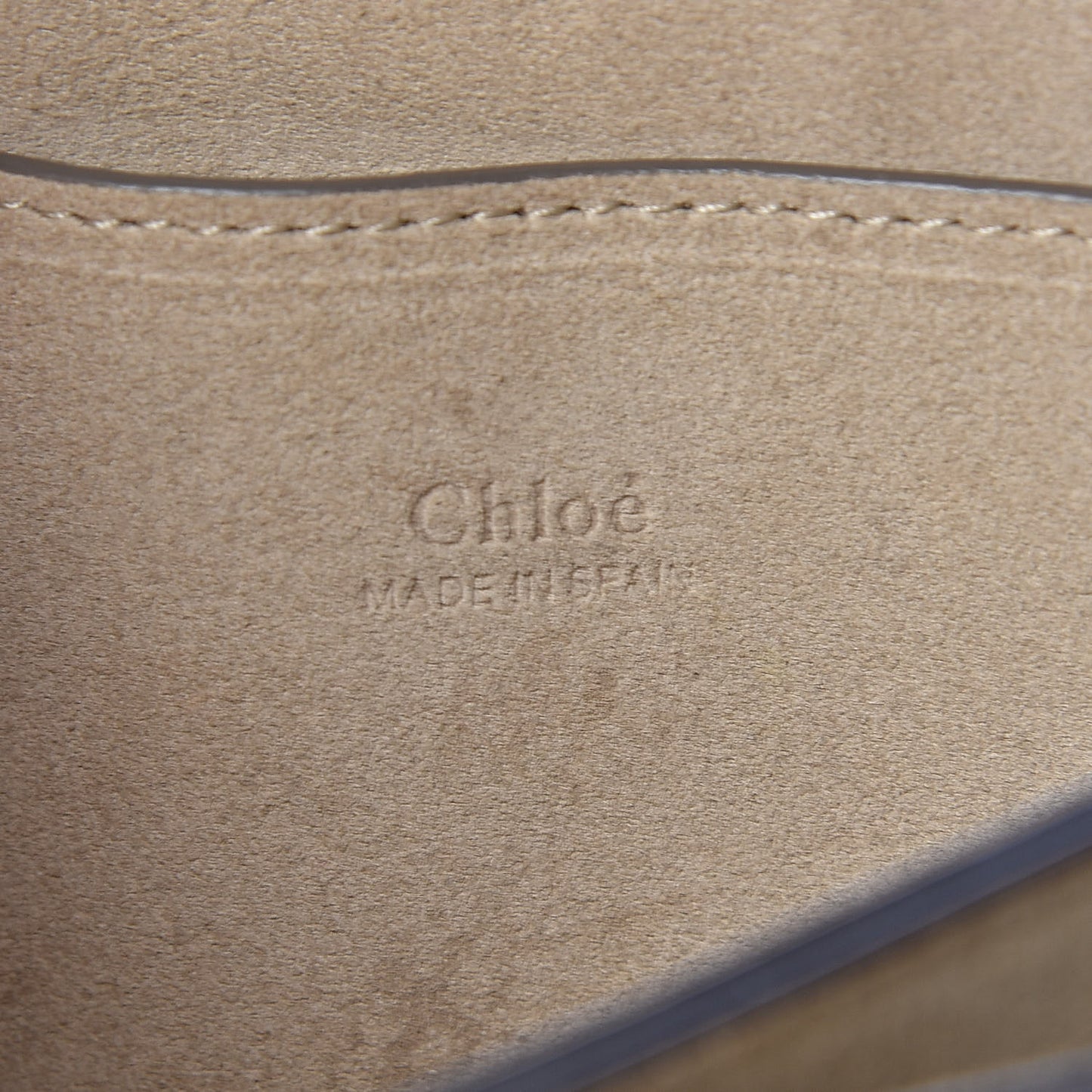 Suede Calfskin Small Faye Shoulder Bag Motty Grey