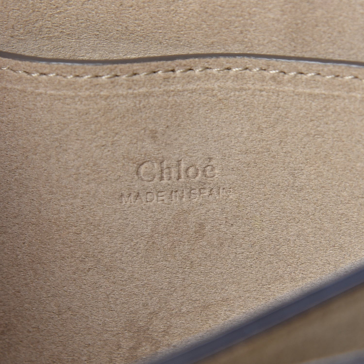 Chloe Suede Calfskin Small Faye Shoulder Bag Motty Grey 6 of 17