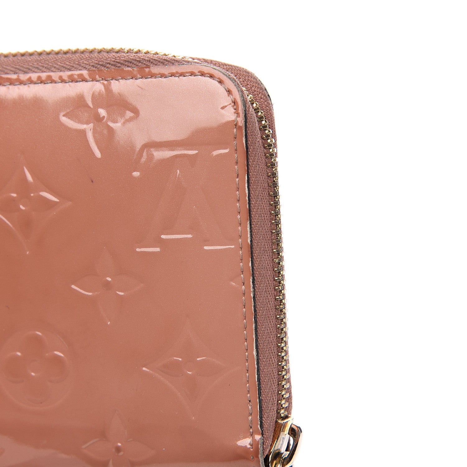 Louis Vuitton Vernis Zippy Wallet Rose Velours 10 of 16