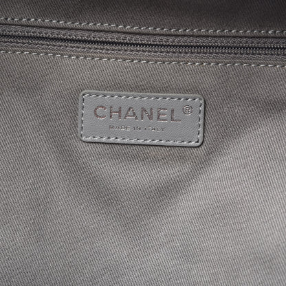 Chanel Graffiti Printed Canvas Medium Backpack Grey 6 of 10