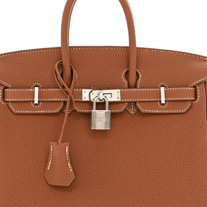 Hermes Togo Birkin 25 Gold 8 of 12
