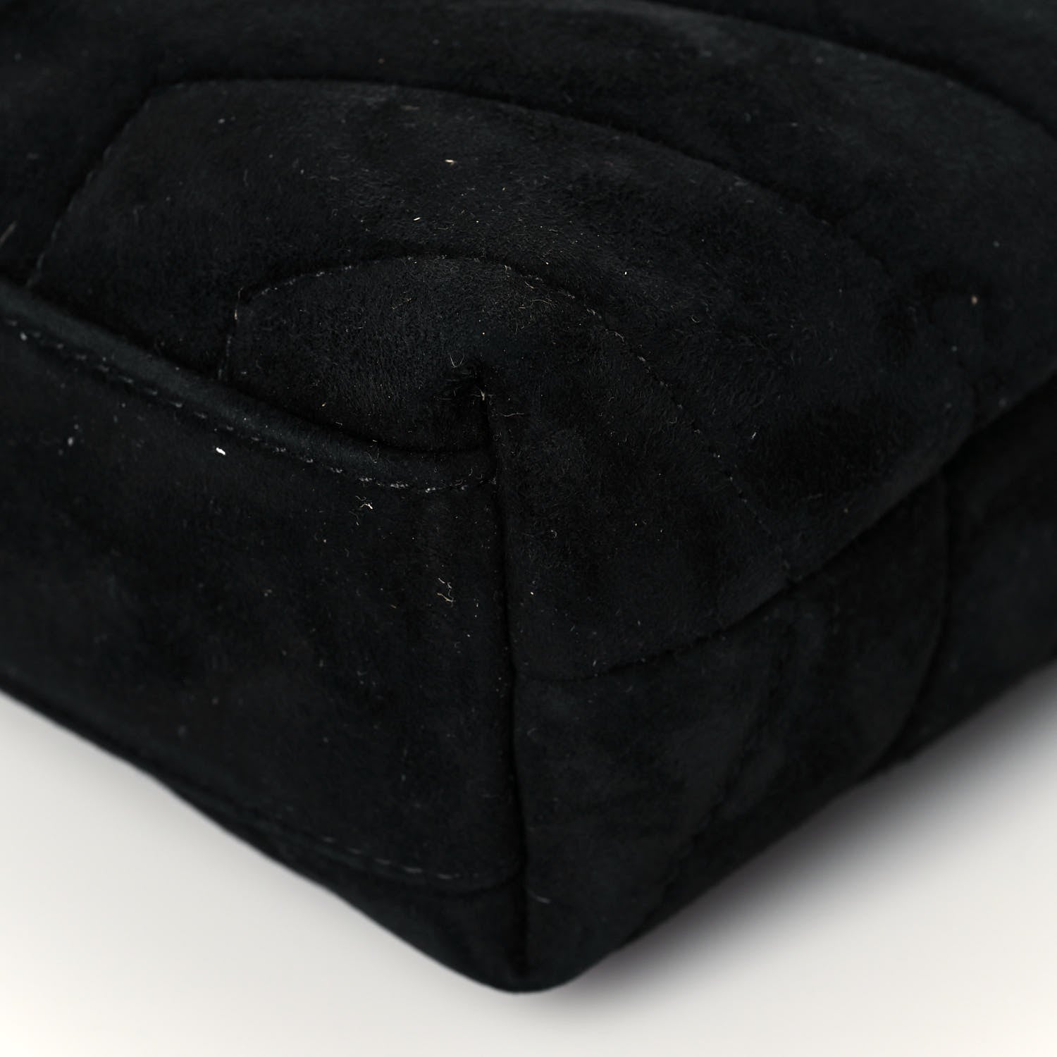 Saint Laurent Suede Y Quilted Monogram Toy Loulou Crossbody Bag Black 12 of 14