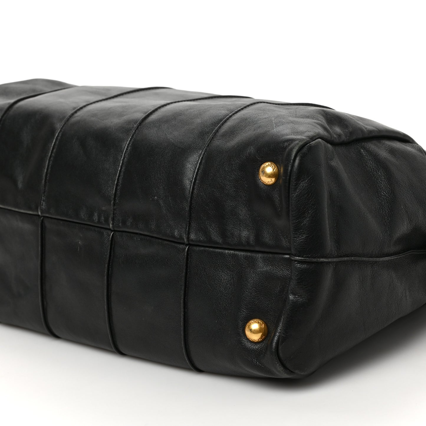 Soft Calf Bauletto Chain Shoulder Bag Black