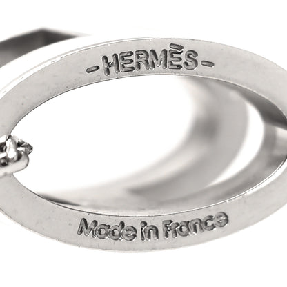 Hermes Lacquered Palladium Pop H Pendant Necklace White 5 of 5