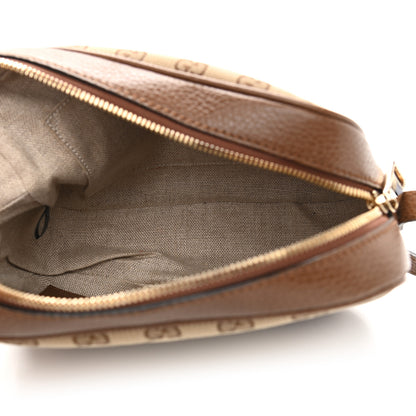 Gucci Monogram Mini Bree Messenger Bag Beige Tabacco 5 of 12