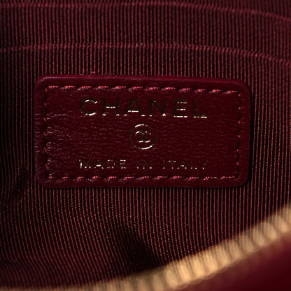 Chanel Velvet Pouch Burgundy 6 of 11