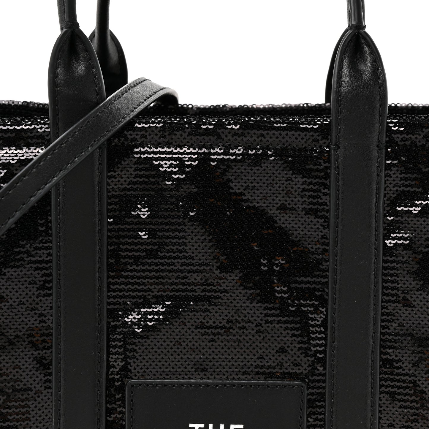Sequin Small The Tote Bag Black