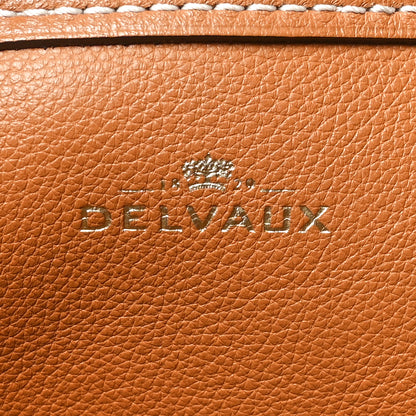 Delvaux Taurillon Pin Surpique Bucket GM Vegetal Ivory 6 of 9
