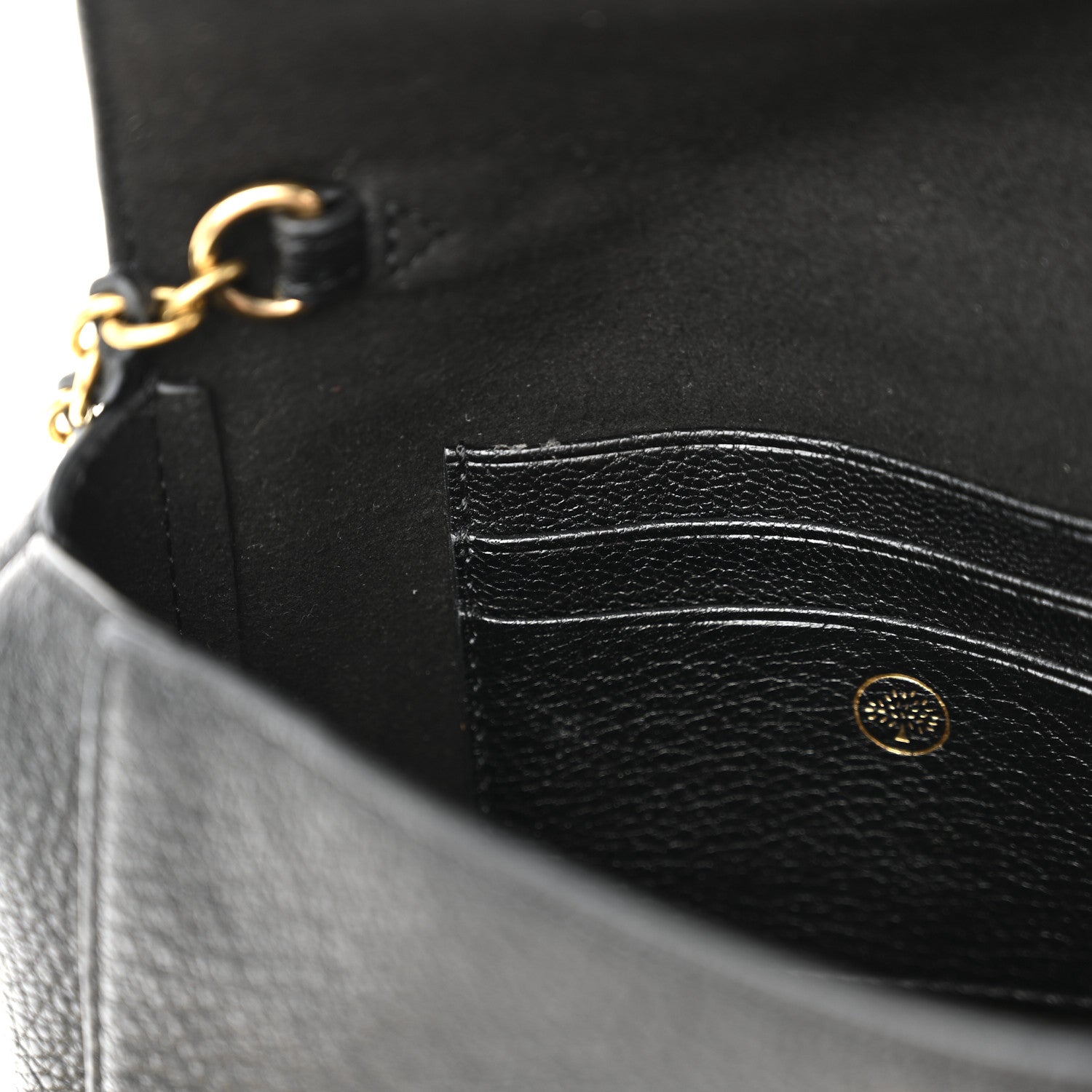 Mulberry Glossy Goatskin Mini Lily Flap Black 7 of 11