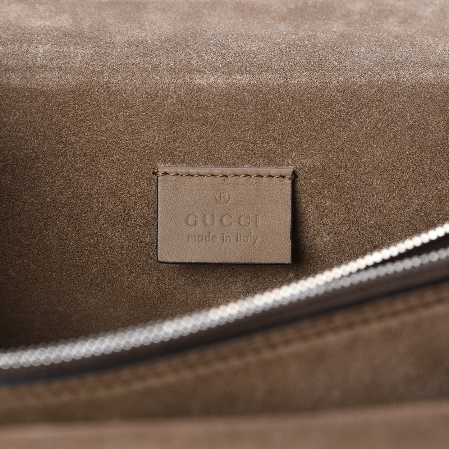 GG Supreme Monogram Medium Dionysus Shoulder Bag Taupe