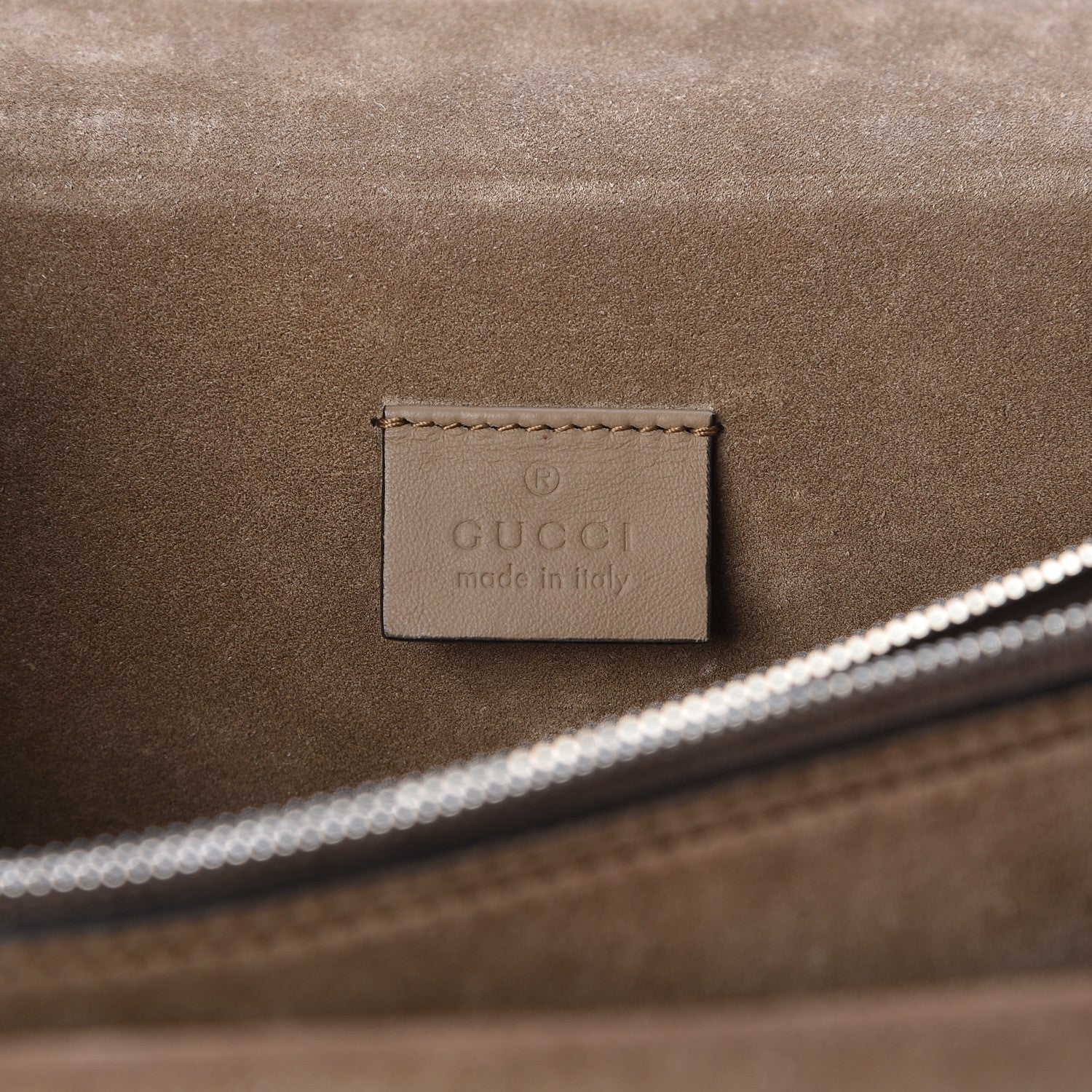 Gucci GG Supreme Monogram Medium Dionysus Shoulder Bag Taupe 6 of 10
