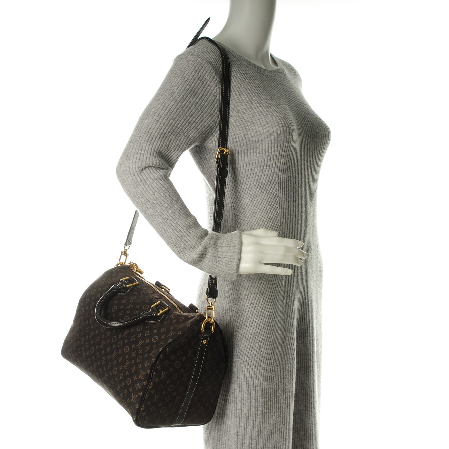 Monogram Idylle Speedy Bandouliere 30 Fusain