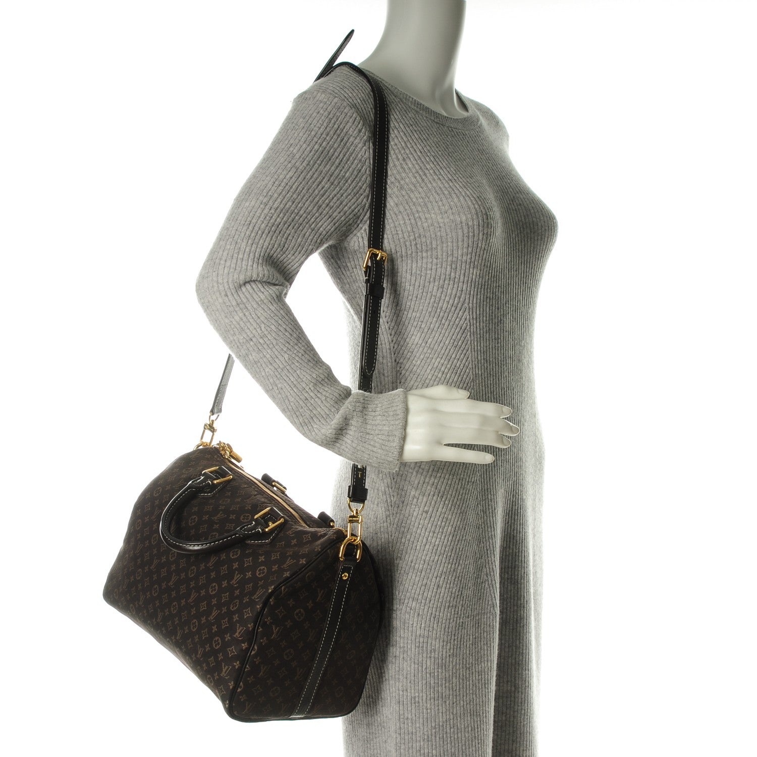 Louis Vuitton Monogram Idylle Speedy Bandouliere 30 Fusain 2 of 6