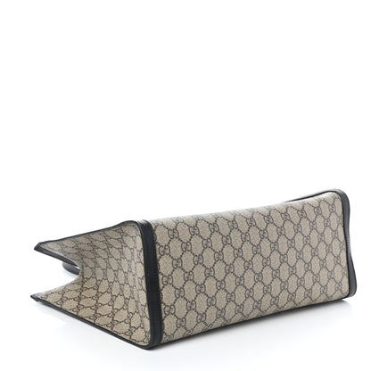 Gucci GG Supreme Monogram Medium Padlock Tote Black 4 of 8