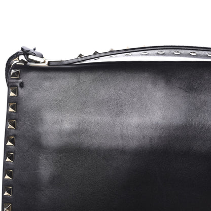 Valentino Garavani Calfskin Rockstud Top Handle Crossbody Black 18 of 18