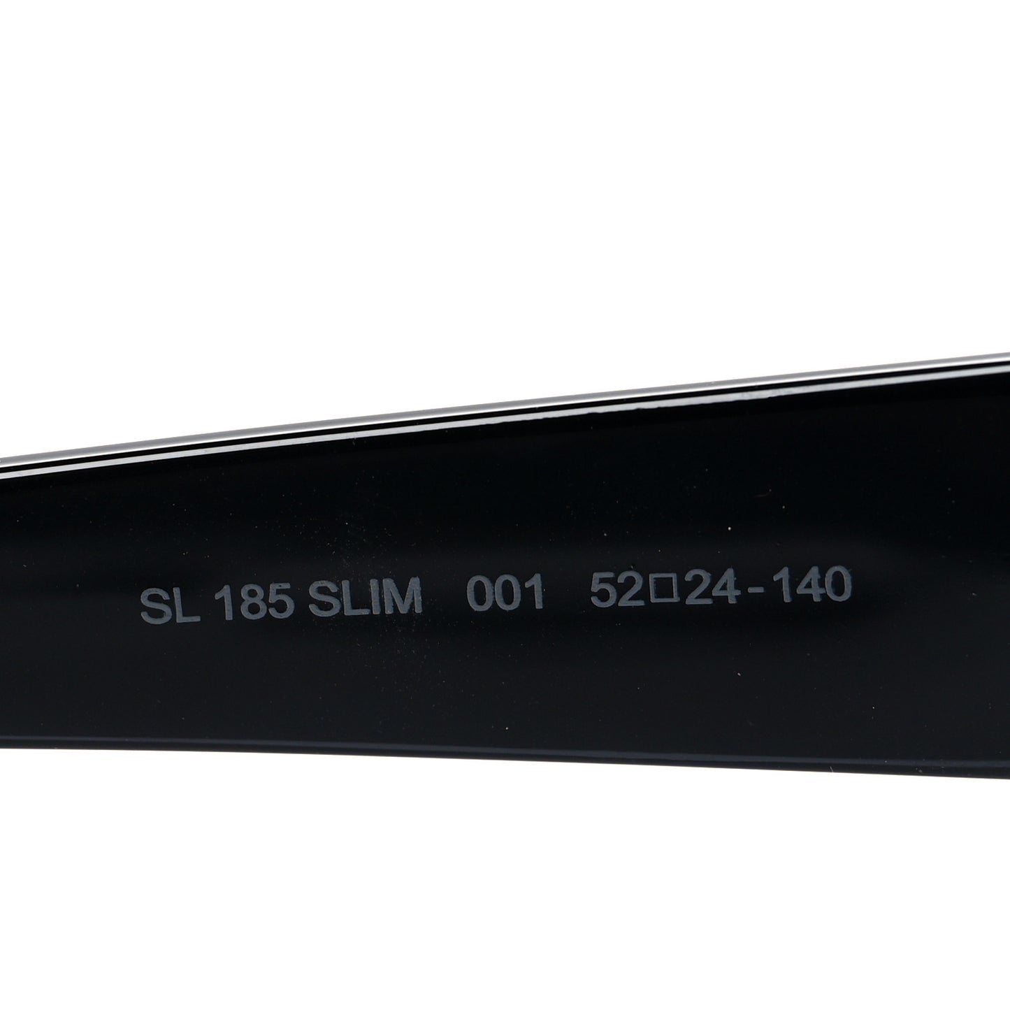 Acetate Sunglasses SL 185 Slim Black