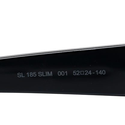 Saint Laurent Acetate Sunglasses SL 185 Slim Black 5 of 8