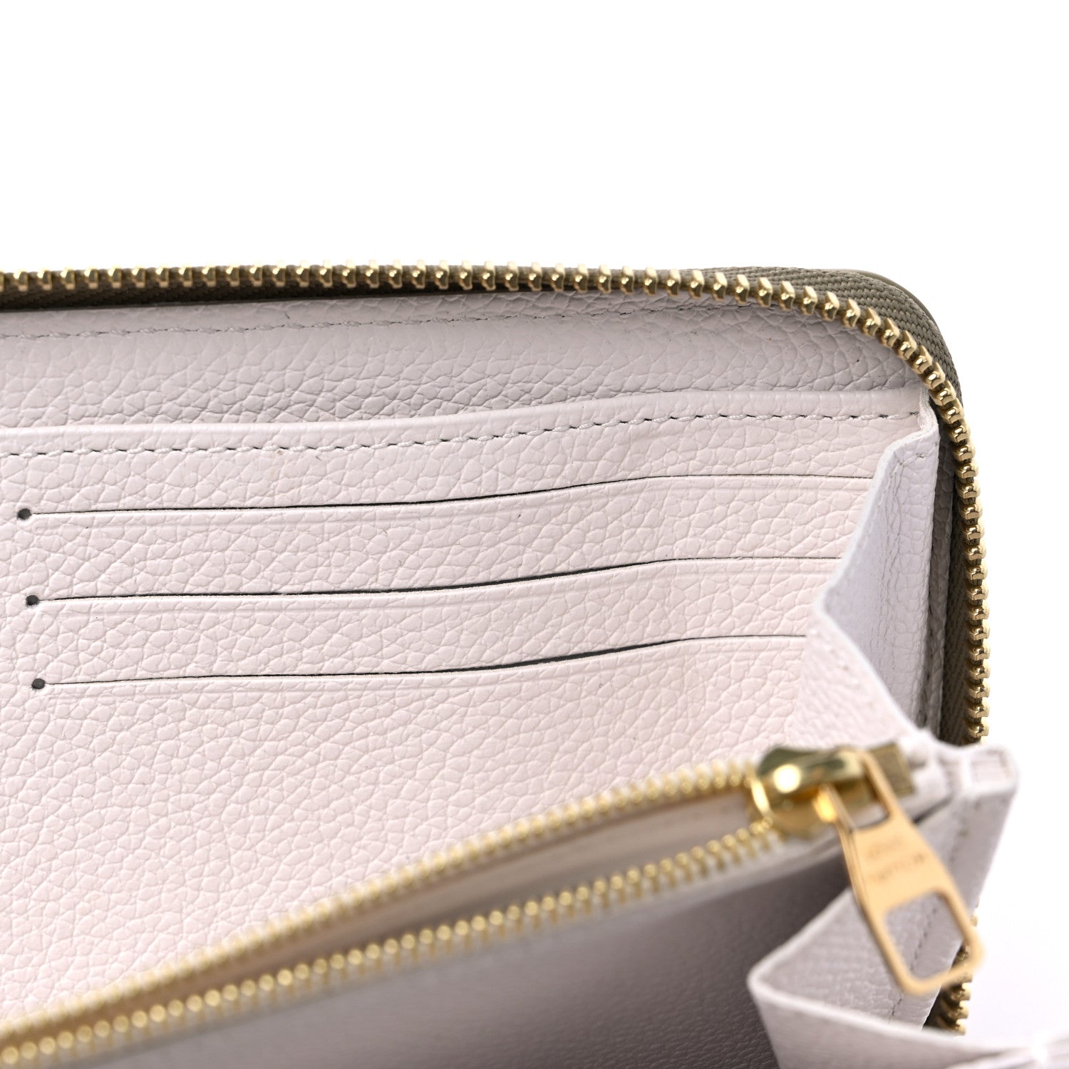 Louis Vuitton Empreinte Monogram Spring in the City Zippy Wallet Kaki Beige Cream 9 of 9