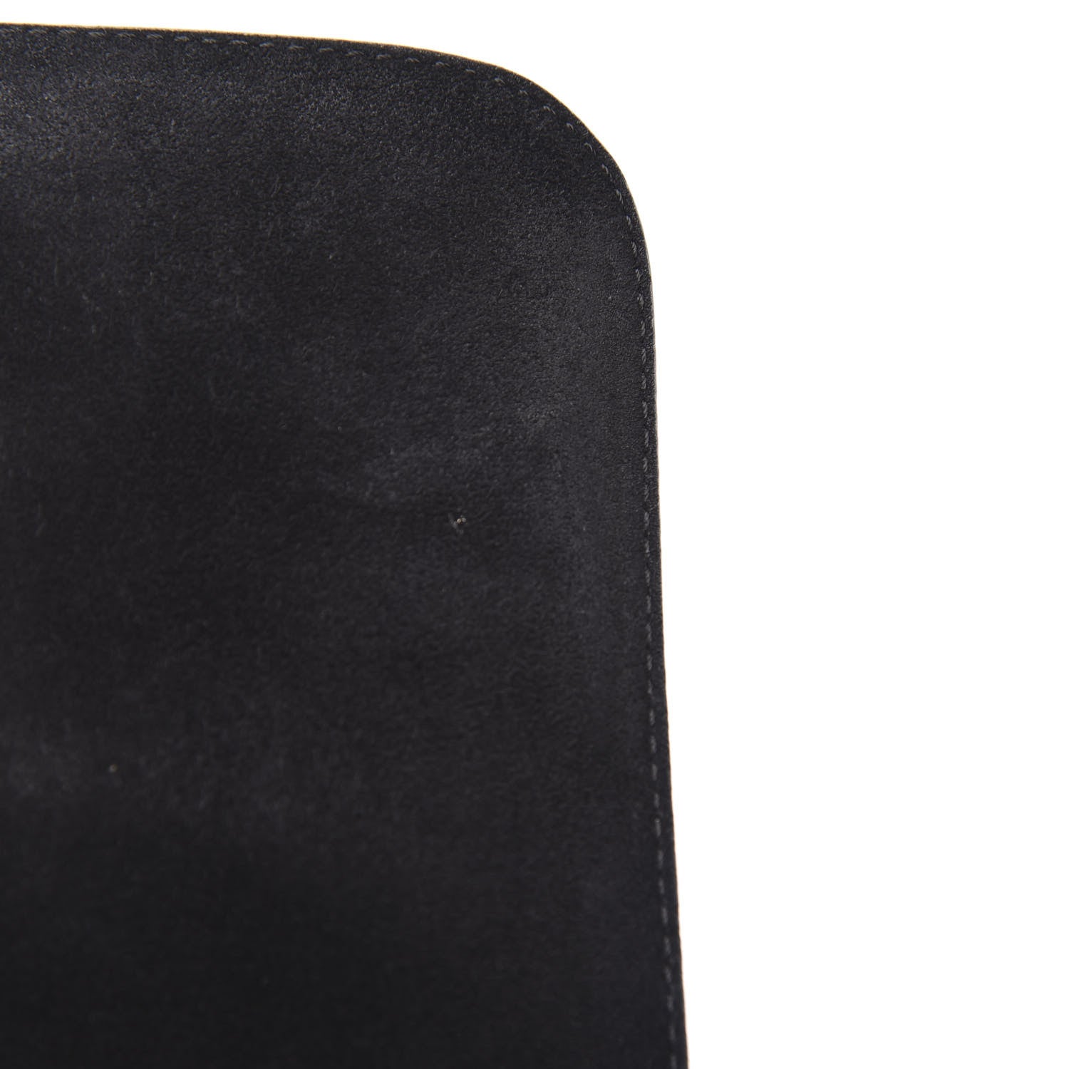 Celine Drummed Calfskin Suede Medium Tri-color Trapeze Black 15 of 18