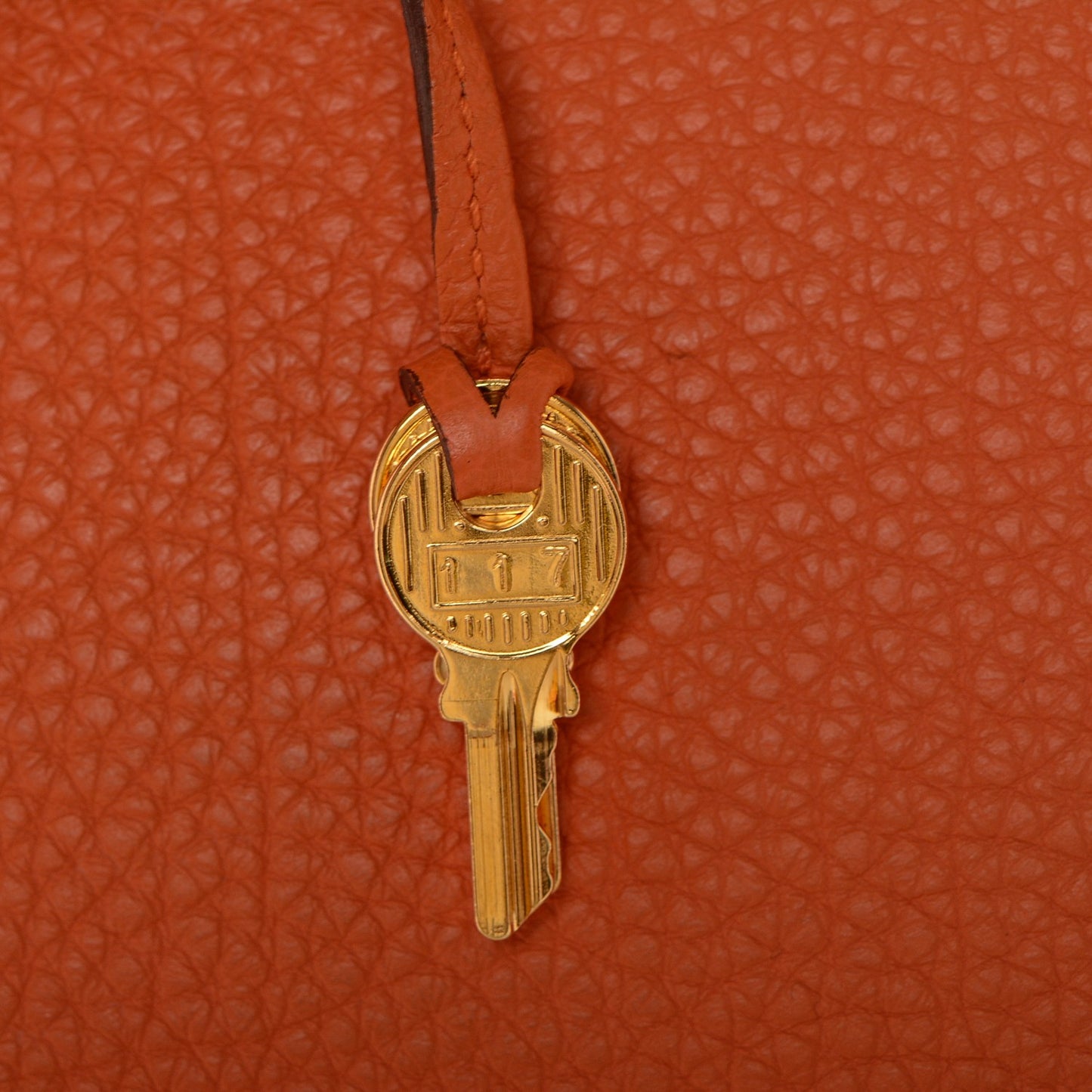 Togo Birkin 35 Orange