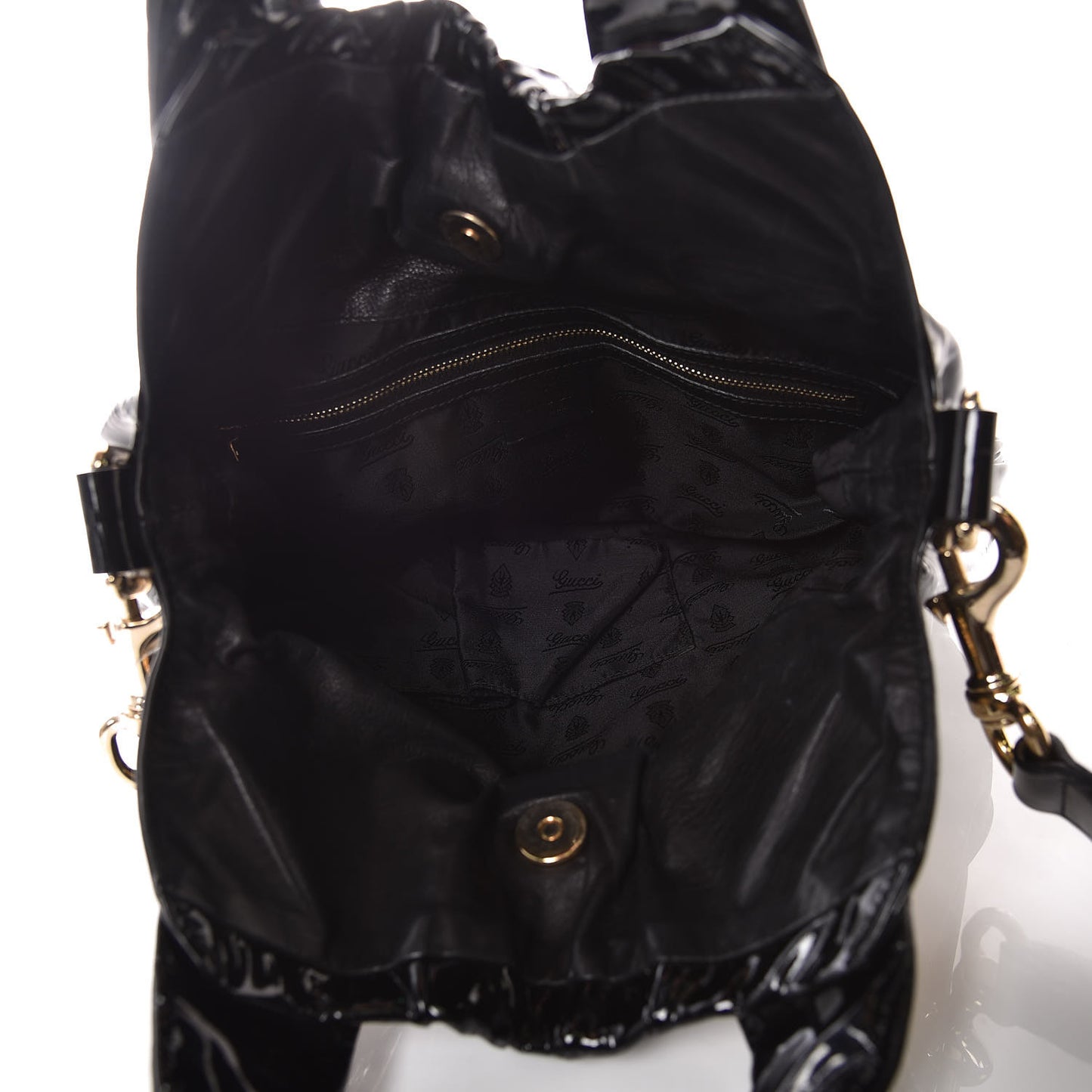 Patent Small Hysteria Tote Black
