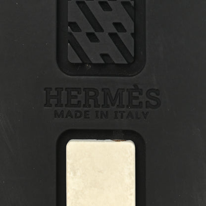 Hermes Calfskin Womens Trail Sneakers 39.5 Black 6 of 8