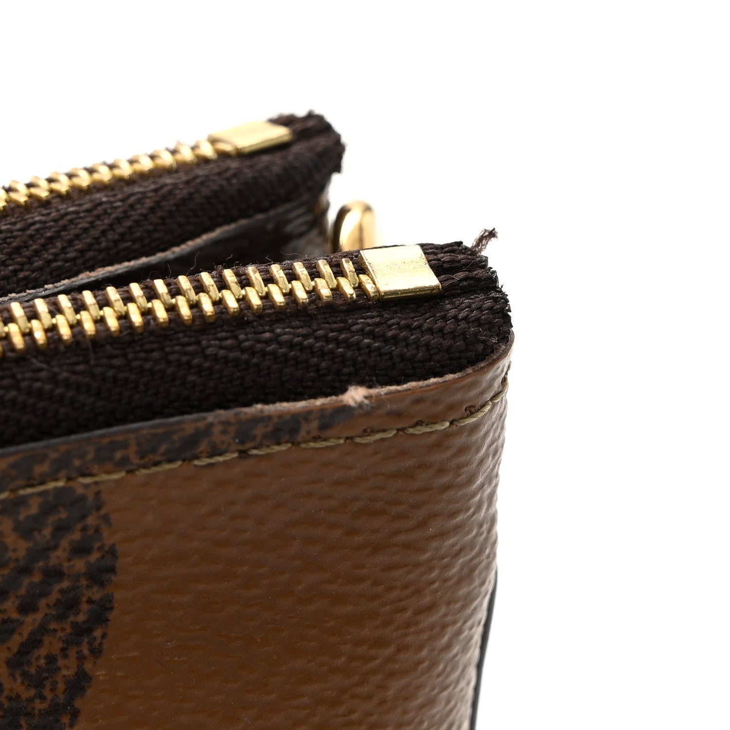 Louis Vuitton Reverse Monogram Giant Double Zip Pochette 12 of 12