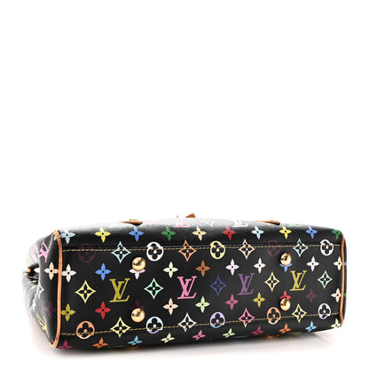 Louis Vuitton Monogram Multicolor Aurelia MM Black 4 of 10
