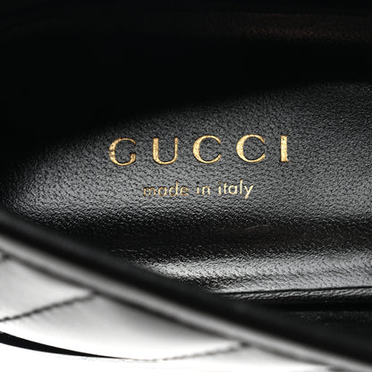Gucci Nappa Matelasse Double G Marmont Loafers 38 Black 7 of 9