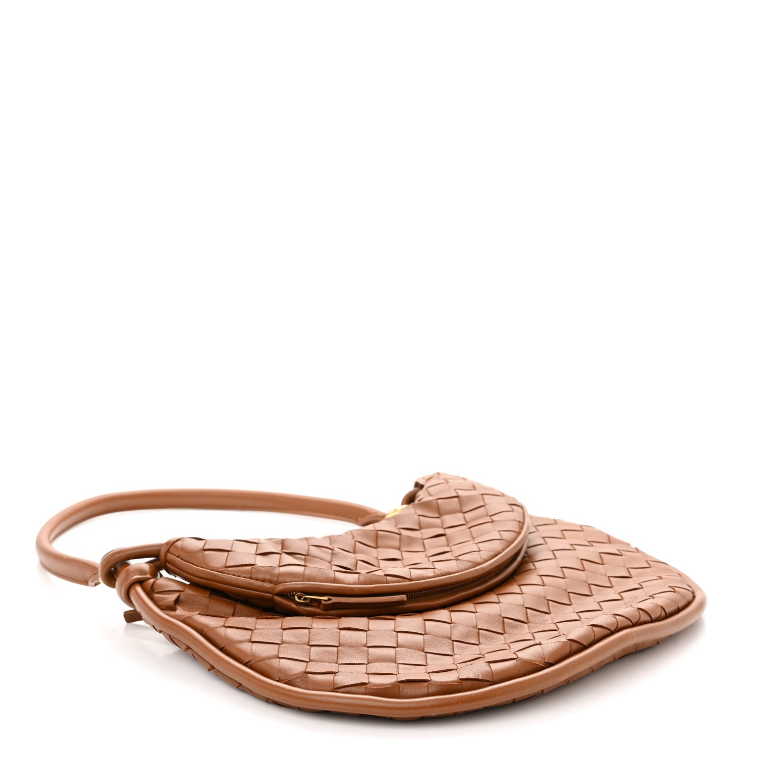 Bottega Veneta Nappa Intrecciato Medium Gemelli Cognac 4 of 12