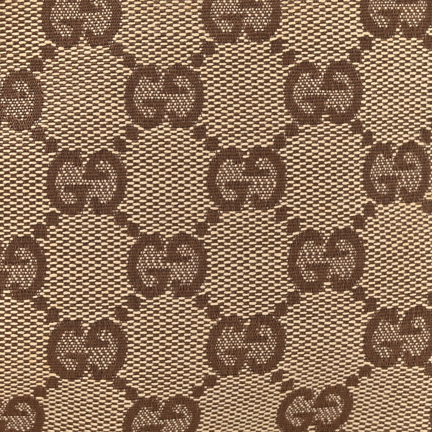 GG Monogram Web Double Pocket Belt Bag Dark Brown