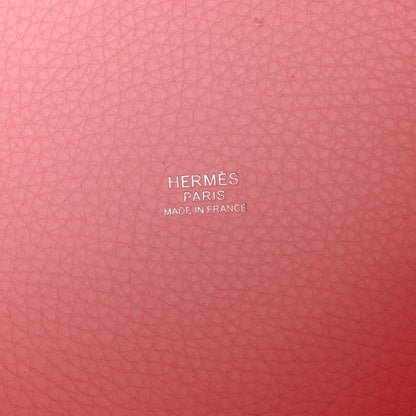 Hermes Taurillon Clemence Picotin Lock 18 PM Rose Sakura 5 of 10