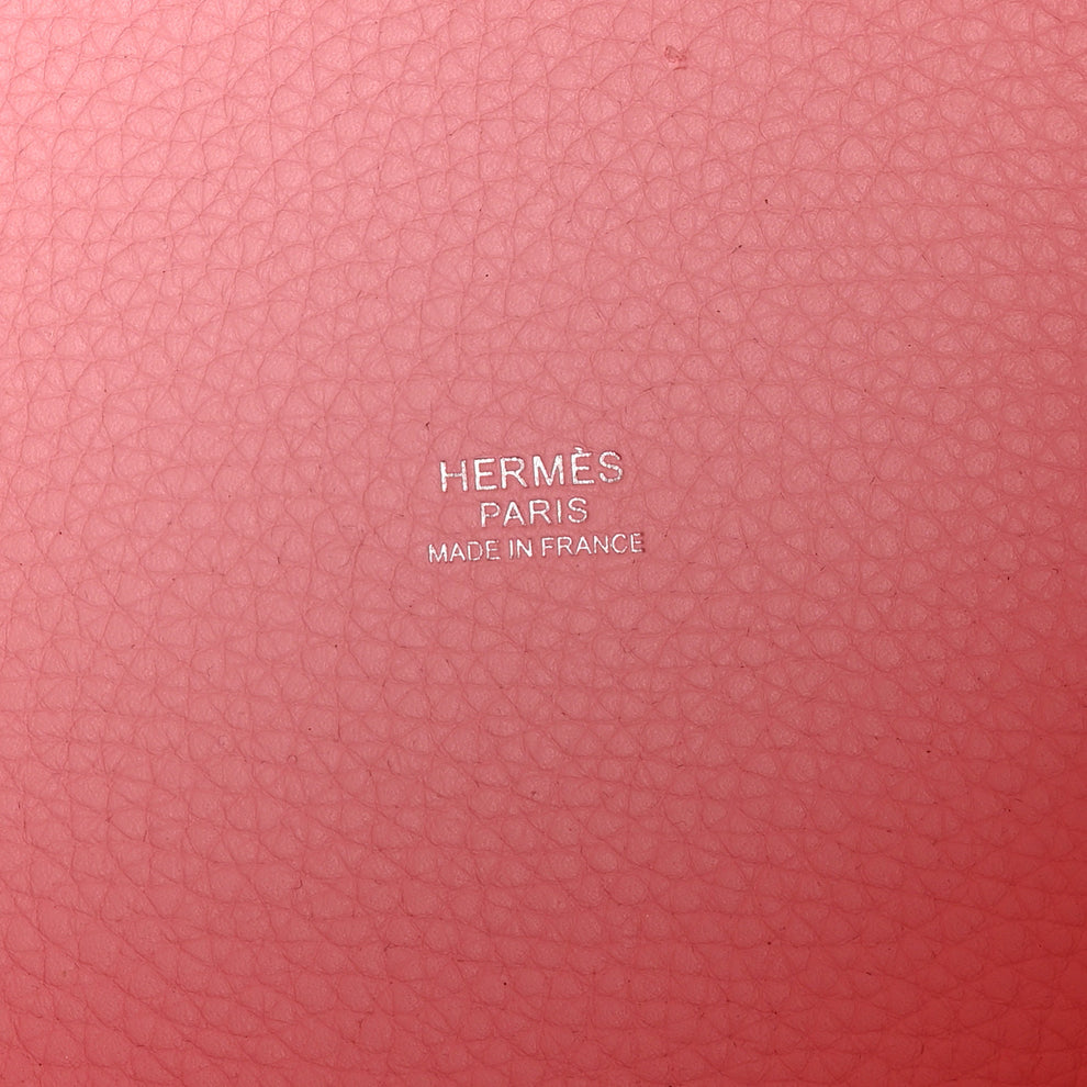Hermes Taurillon Clemence Picotin Lock 18 PM Rose Sakura 1882573 ...