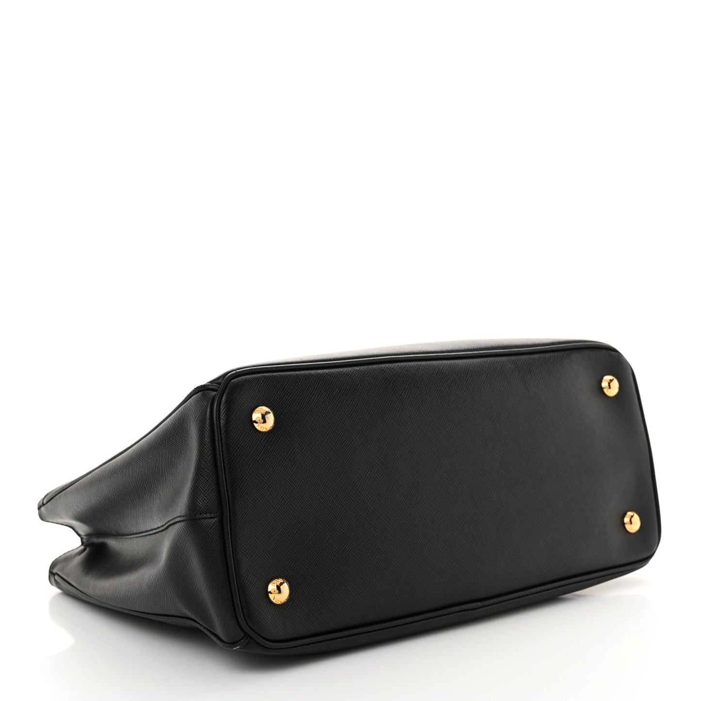 Saffiano Lux Medium Tote Black