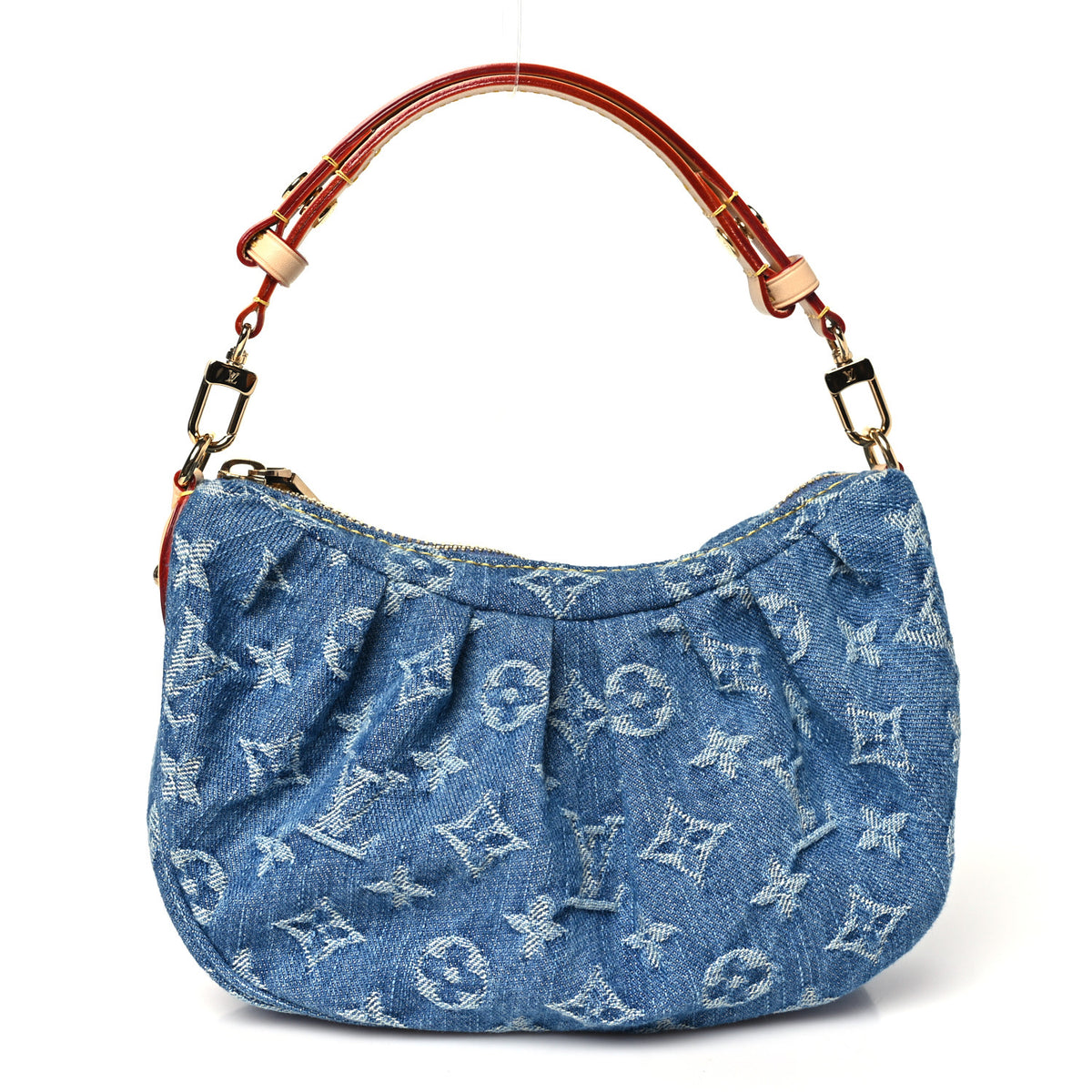 Louis Vuitton Monogram Denim Pochette Valley Blue 1 of 10