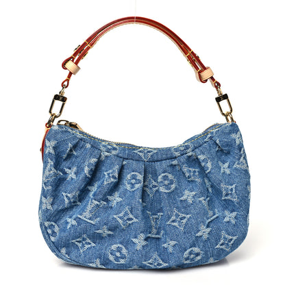 Louis Vuitton Monogram Denim Pochette Valley Blue 1 of 10