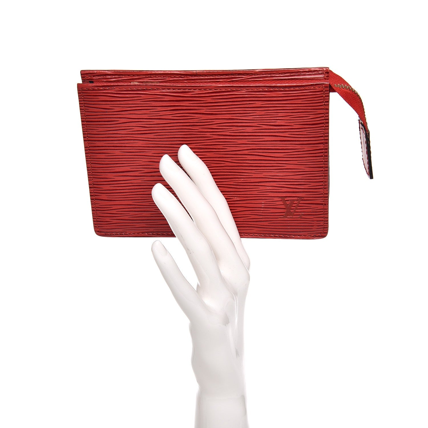 Louis Vuitton Epi Toiletry 15 Case Castillan Red 2 of 9